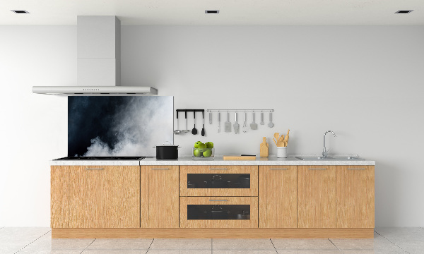 Kitchen splashback White