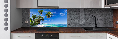 Cooker splashback Tropical beach