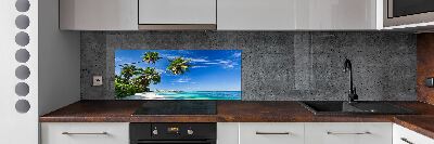 Cooker splashback Tropical beach