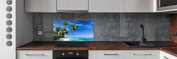 Cooker splashback Tropical beach