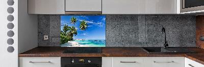 Cooker splashback Tropical beach