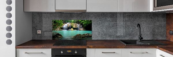 Cooker splashback Waterfall