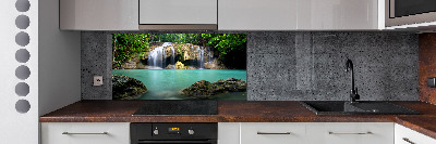 Cooker splashback Waterfall