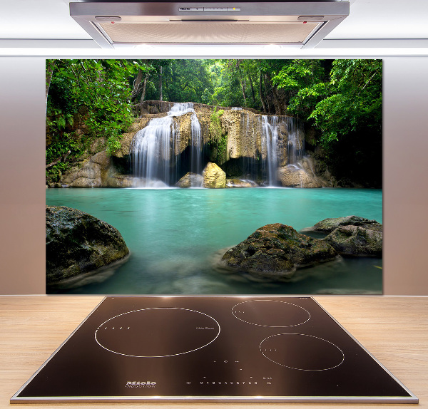 Cooker splashback Waterfall