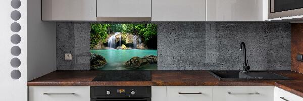 Cooker splashback Waterfall