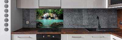 Cooker splashback Waterfall