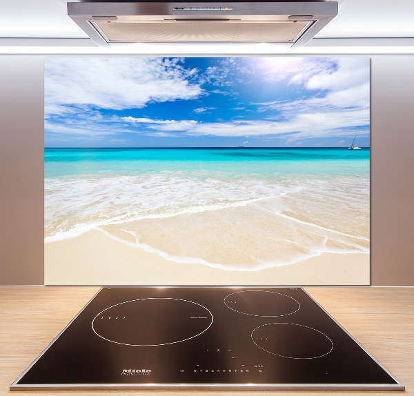 Cooker splashback Tropical beach