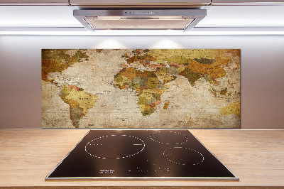 Cooker splashback Political map