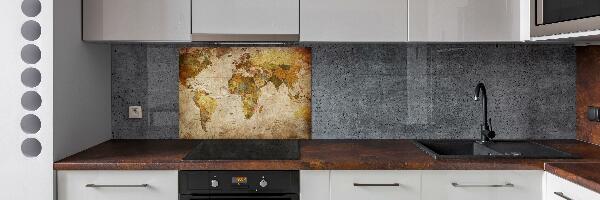 Cooker splashback Political map