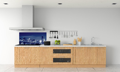 Cooker splashback New York at night