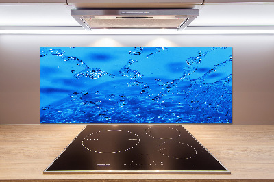 Cooker splashback Drops of water