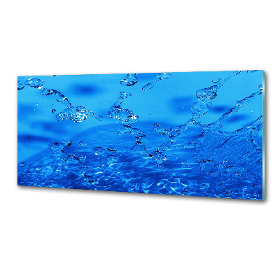 Cooker splashback Drops of water