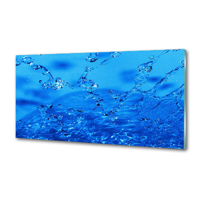 Cooker splashback Drops of water