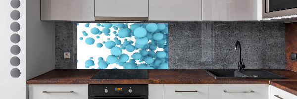 Kitchen splashback Abstraction balls