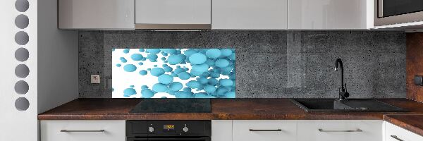 Kitchen splashback Abstraction balls