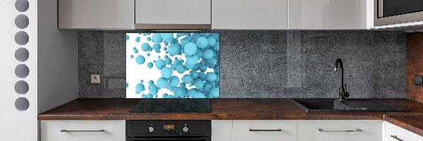 Kitchen splashback Abstraction balls