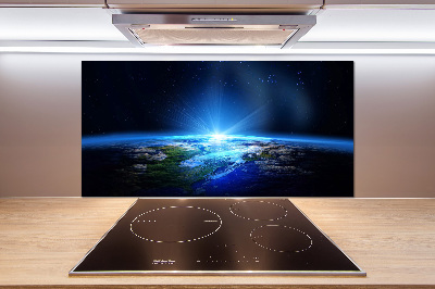 Kitchen wall panels Planet Earth