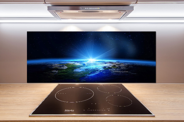 Kitchen wall panels Planet Earth