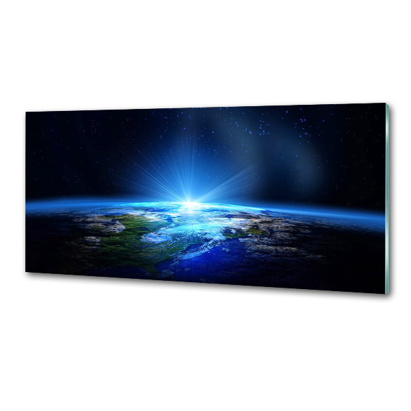 Kitchen wall panels Planet Earth