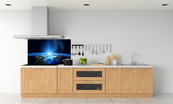 Kitchen wall panels Planet Earth