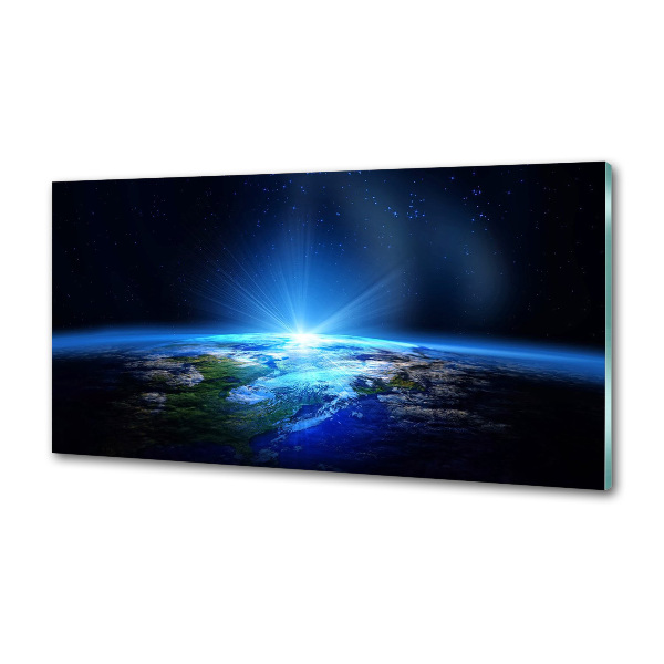 Kitchen wall panels Planet Earth