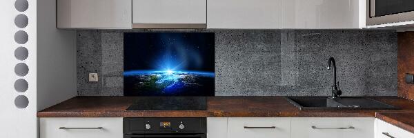 Kitchen wall panels Planet Earth