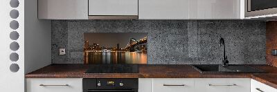 Cooker splashback Between the bridges