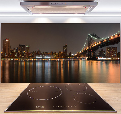 Cooker splashback Between the bridges