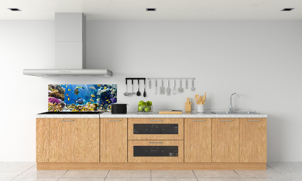 Kitchen splashback Coral reef