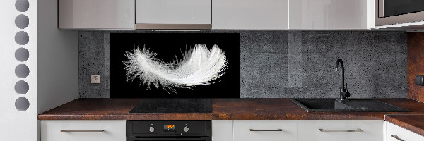 Kitchen splashback Feather