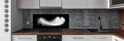 Kitchen splashback Feather