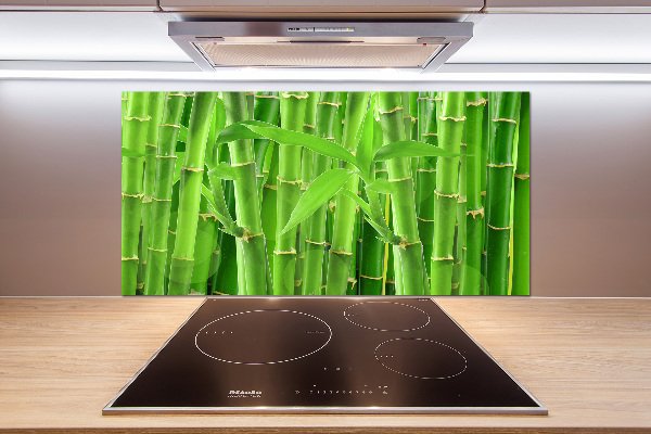 Cooker splashback Bamboo