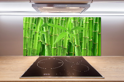 Cooker splashback Bamboo