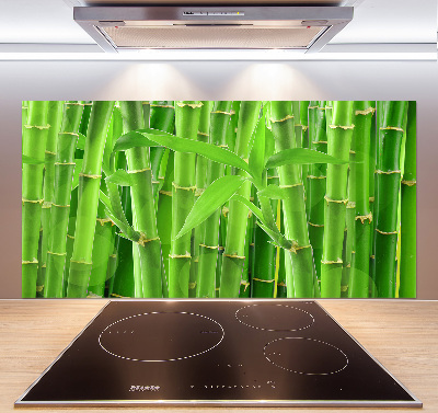 Cooker splashback Bamboo