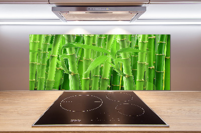 Cooker splashback Bamboo