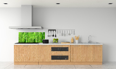 Cooker splashback Bamboo