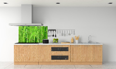 Cooker splashback Bamboo