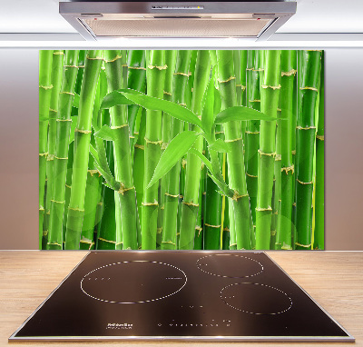 Cooker splashback Bamboo