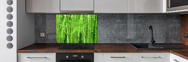 Cooker splashback Bamboo