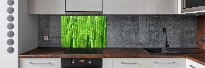 Cooker splashback Bamboo