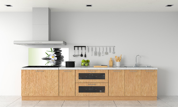 Cooker splashback Zen stones