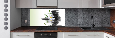 Cooker splashback Zen stones