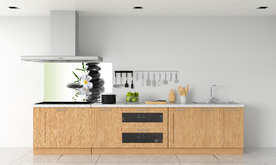 Cooker splashback Zen stones