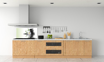 Cooker splashback Zen stones