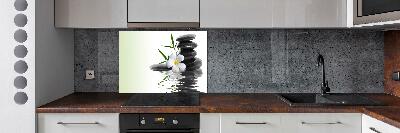 Cooker splashback Zen stones