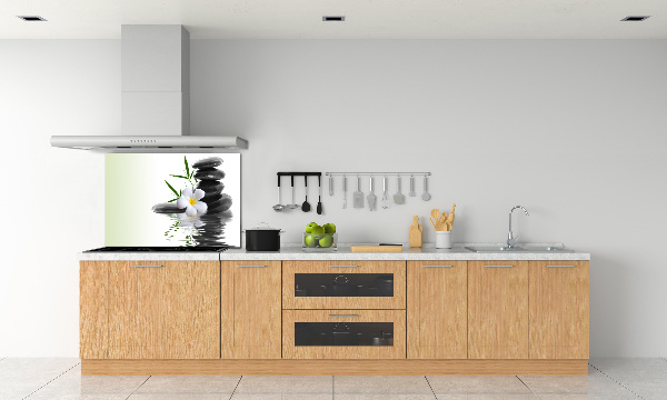 Cooker splashback Zen stones