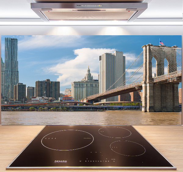 Cooker splashback Brooklyn bridge