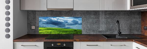 Cooker splashback Storm clouds