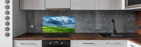 Cooker splashback Storm clouds