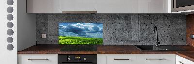 Cooker splashback Storm clouds